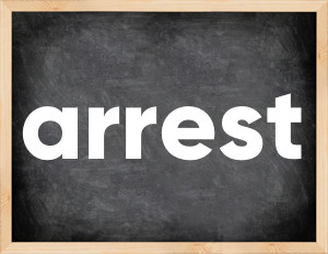 3 forms of the verb arrest