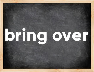 3 forms of the verb bring over