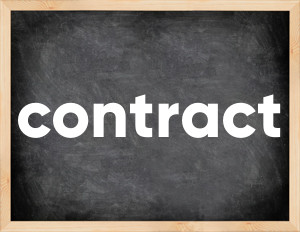 3 forms of the verb contract
