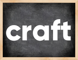 3 forms of the verb craft