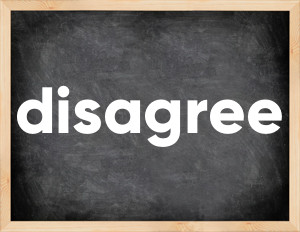 3 forms of the verb disagree