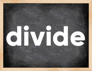 3 forms of the verb divide