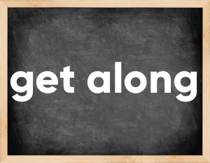 3 forms of the verb get along