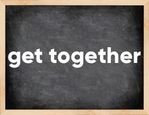 3 forms of the verb get together