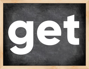 3 forms of the verb get