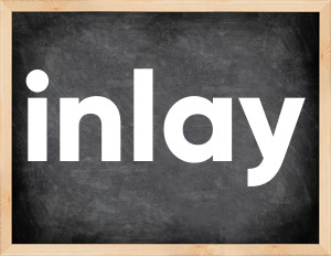 3 forms of the verb inlay