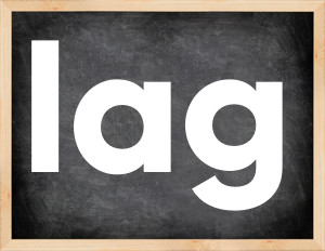 3 forms of the verb lag