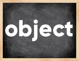 3 forms of the verb object
