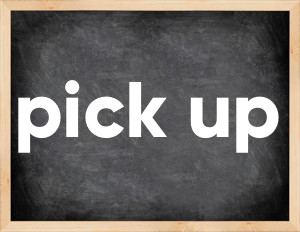 3 forms of the verb pick up in English