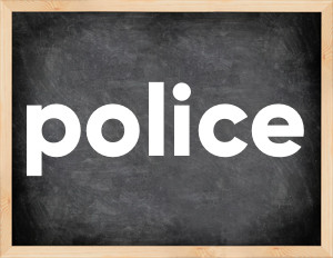 3 forms of the verb police
