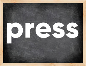 3 forms of the verb press