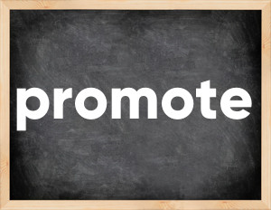 3 forms of the verb promote