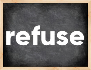 3 forms of the verb refuse