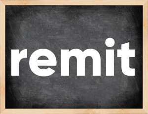3 forms of the verb remit