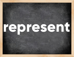 3 forms of the verb represent
