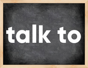 3 forms of the verb talk to