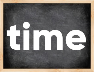 3 forms of the verb time