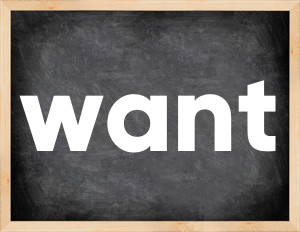 3 forms of the verb want in English